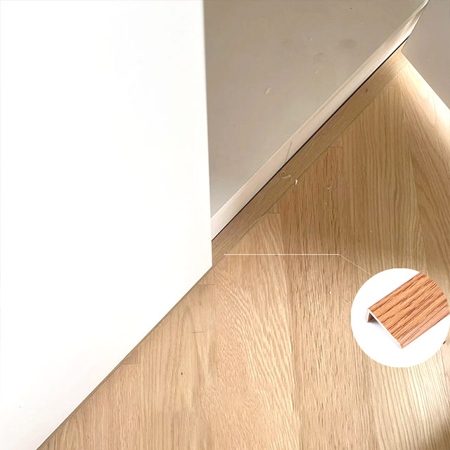 Bandes de bord de revêtement de sol stratifié en forme de L en PVC 24*10 mm