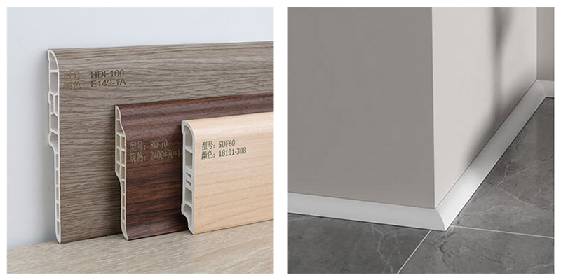 Plinthes, quart de rond ou garniture en forme de L