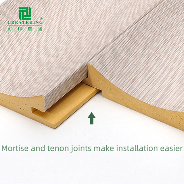 Panneau mural cannelé à arc intérieur de 70 * 15 mm