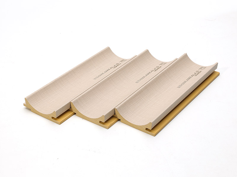 Panneaux muraux cannel&eacute;s en PVC &agrave; arc int&eacute;rieur de 51,7*15 mm