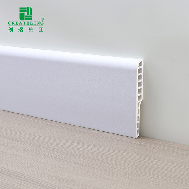Plinthe ronde de crayon de PVC de 95*15mm