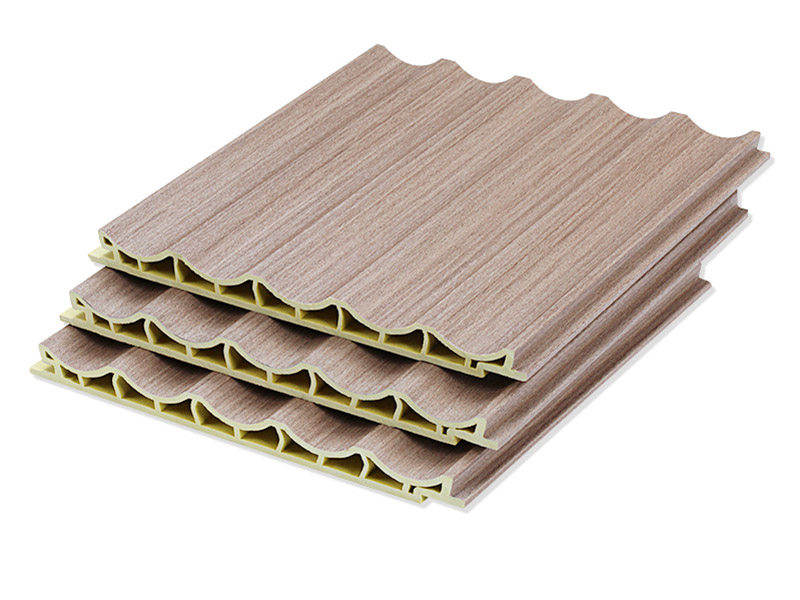 Panneau mural en PVC ondul&eacute; &agrave; arc int&eacute;rieur de 150 x 12 mm