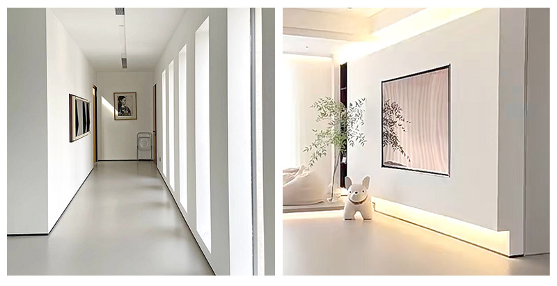 Plinthe en aluminium encastr&eacute;e 30*12