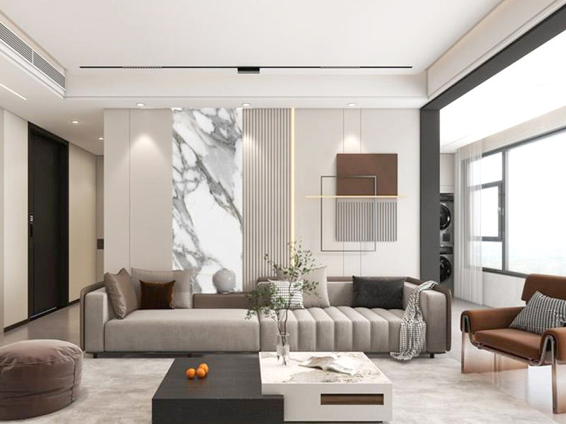 Feuille de marbre avec rev&ecirc;tement UV