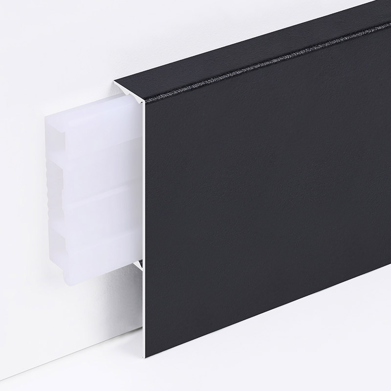 Plinthe en alliage d'aluminium 60*11mm