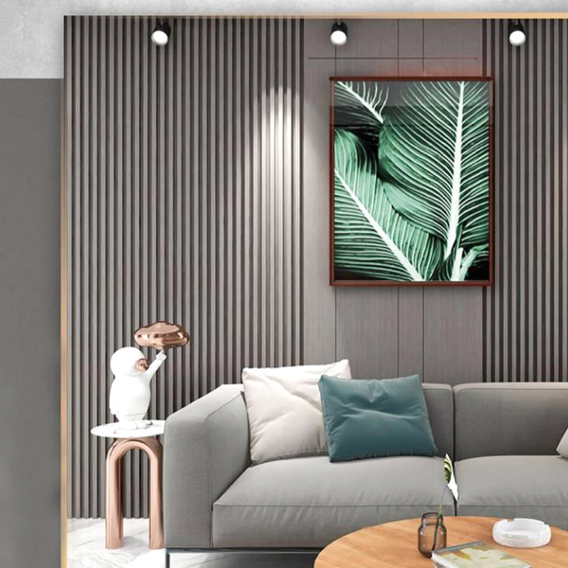 Panneaux muraux cannelés en PVC 169*20 mm