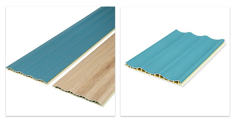 Panneaux muraux creux en forme de vague