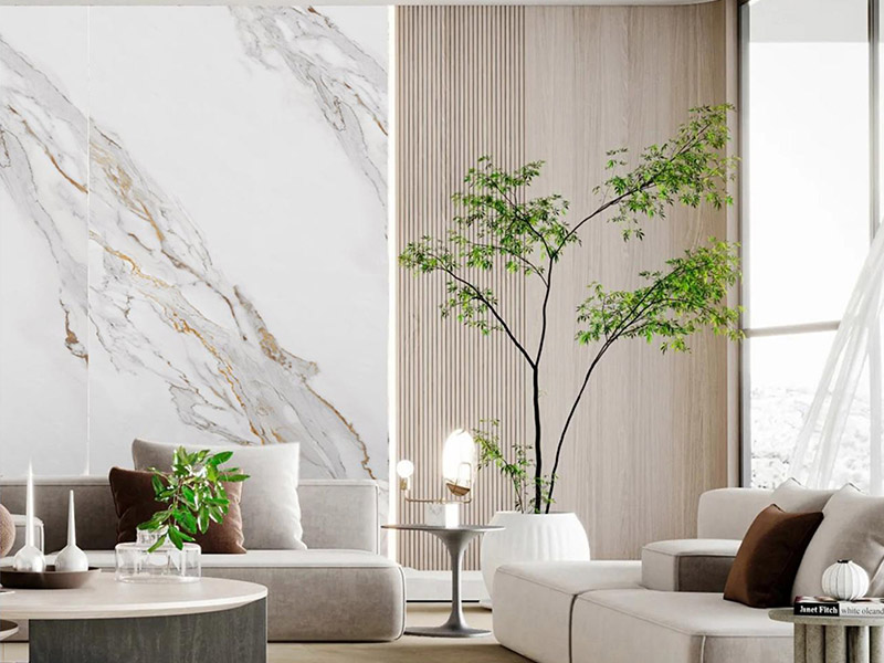 Panneaux muraux en marbre PVC