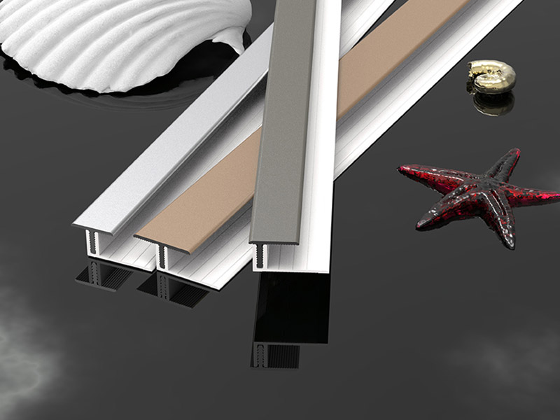 Moulures de sol en alliage d'aluminium en forme de T