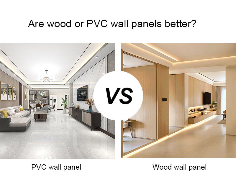 Les panneaux muraux en bois ou en PVC sont-ils meilleurs?