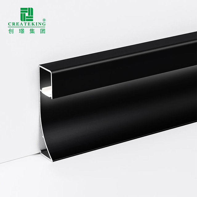Plinthe en aluminium LED 80*9mm