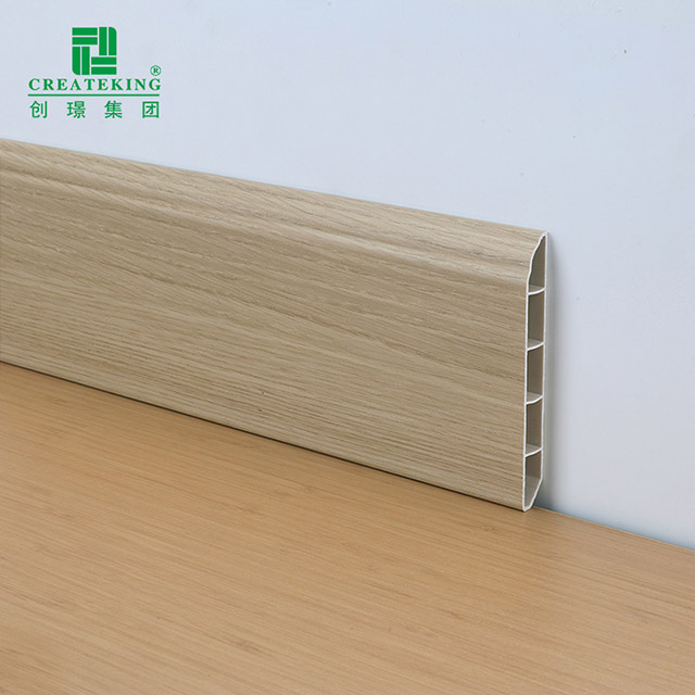 Plinthe creuse en PVC 100*12mm