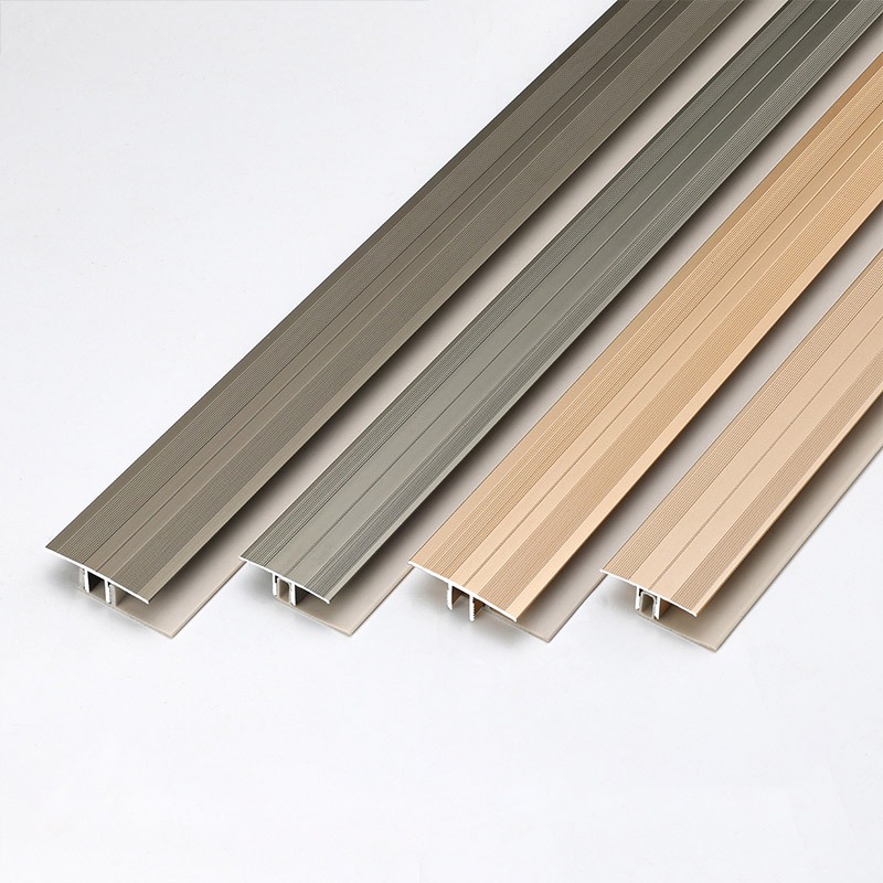 Bande de transition en aluminium pour plancher en T