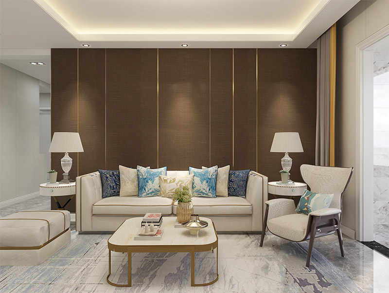 Nouveau profil de décoration murale en 2024 : panneau de cristal de carbone