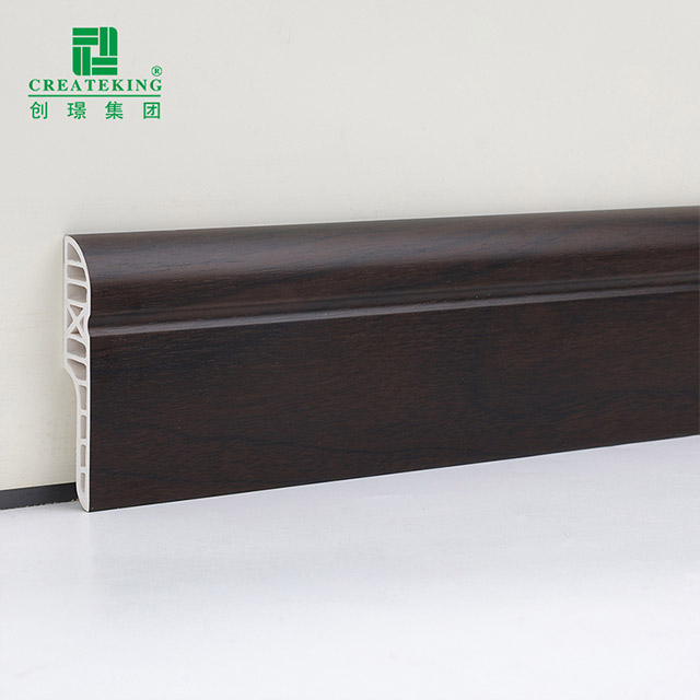 Plinthe ronde de crayon de PVC de 70*15mm