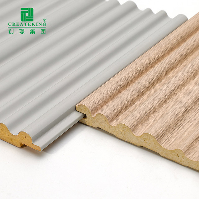 Grille en forme de vague en bois massif 159*11mm