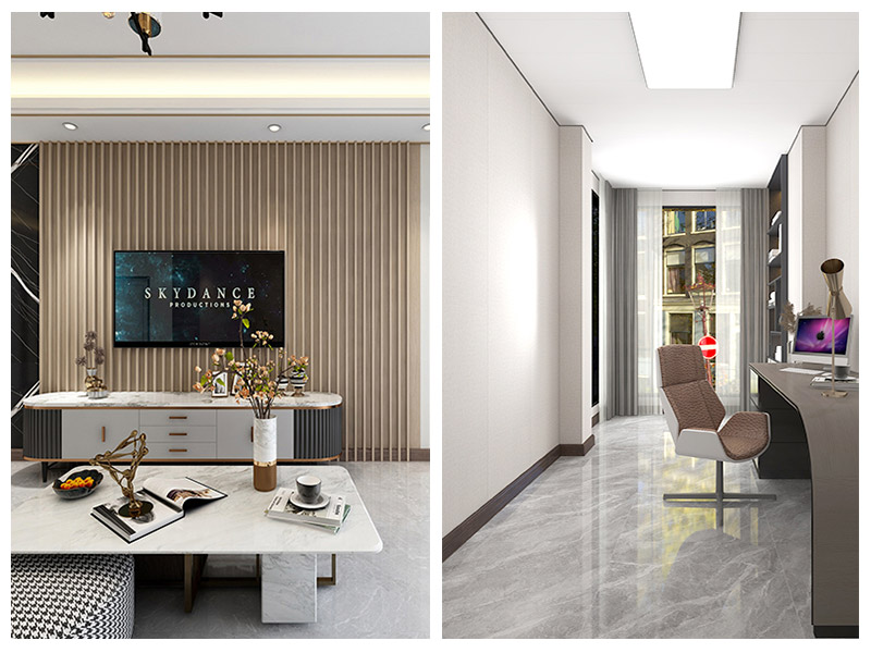 Comment assortir les panneaux muraux et les plinthes en PVC dans un style minimaliste moderne ?