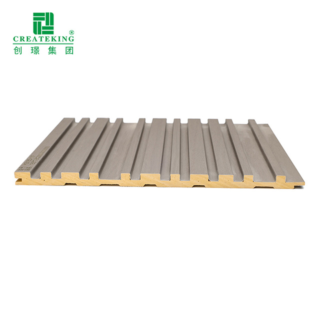 Panneaux muraux cannelés solides en PVC anti-moisissure 165*7,8 mm