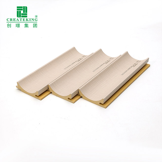 Panneaux muraux cannelés en PVC à arc intérieur de 51,7*15 mm