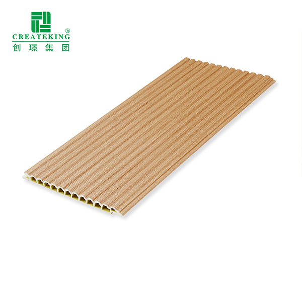 Panneaux muraux ondulés creux WPC de 137*9mm
