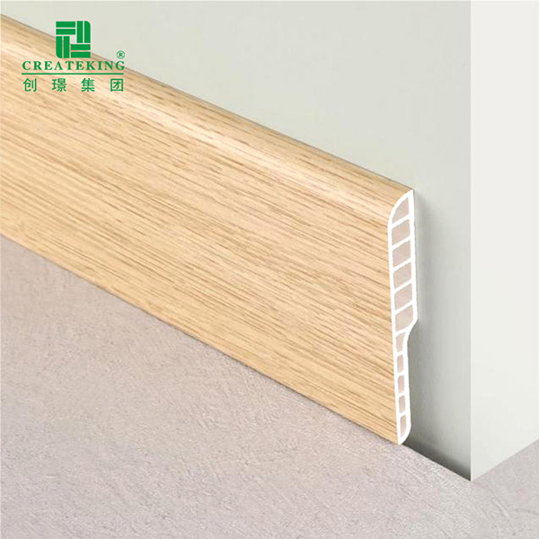 Plinthe ronde de crayon de PVC de 95*12mm