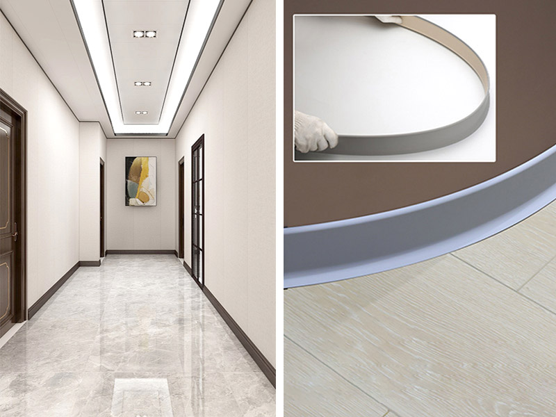 Quelle est la différence entre les plinthes en PVC rigide et les plinthes en PVC flexible ?