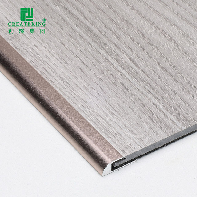 Bande de bordure de sol en forme de C en or rose 20x5,15 mm 