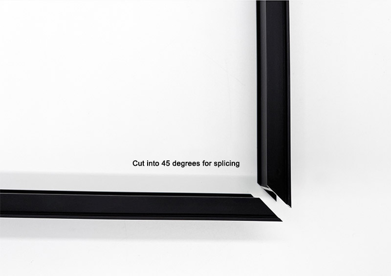 Plinthe en aluminium encastr&eacute;e 20*12 mm