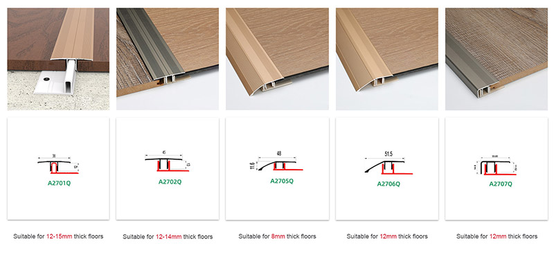 R&eacute;ducteur de seuil en m&eacute;tal