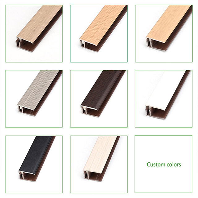 Bandes de bord de sol en PVC en forme de F de 30 x 10,5 mm