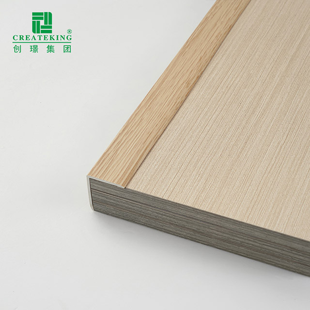 Bandes de bordure de parquet en bois massif en forme de L en PVC 30*25 mm