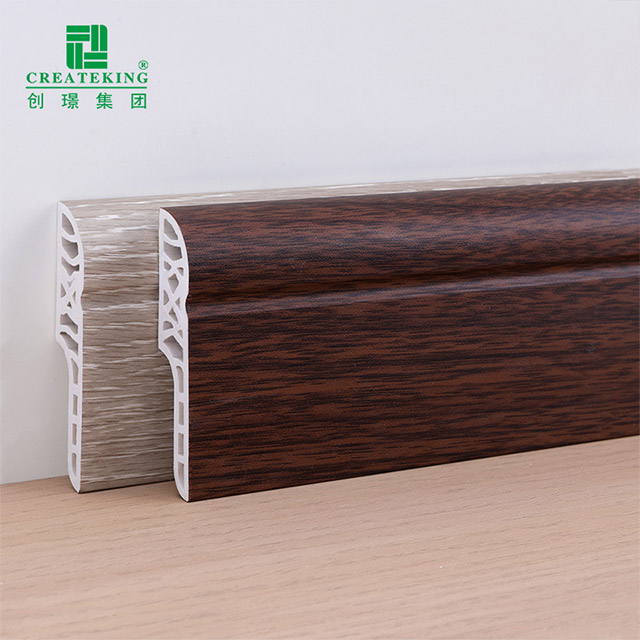 Plinthe ronde de crayon de PVC de 70*15mm