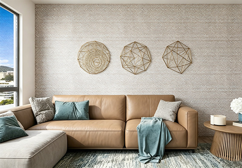 Rev&ecirc;tement mural en tissu