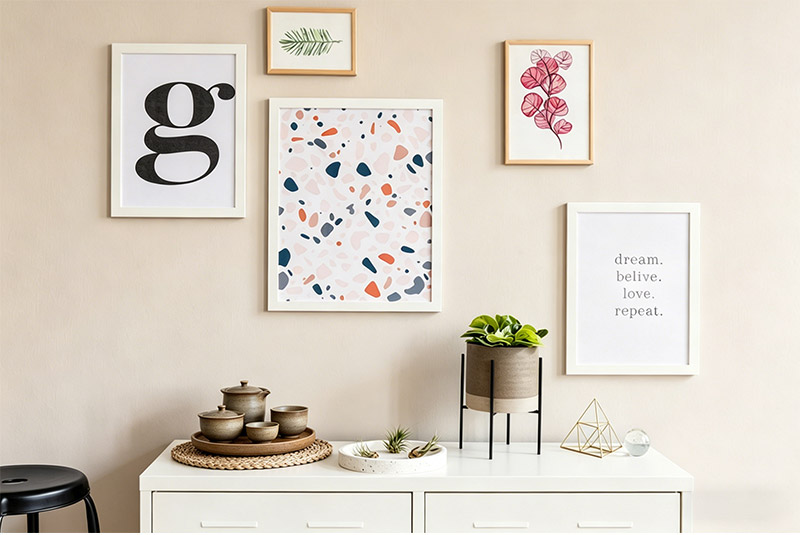 mur de photos