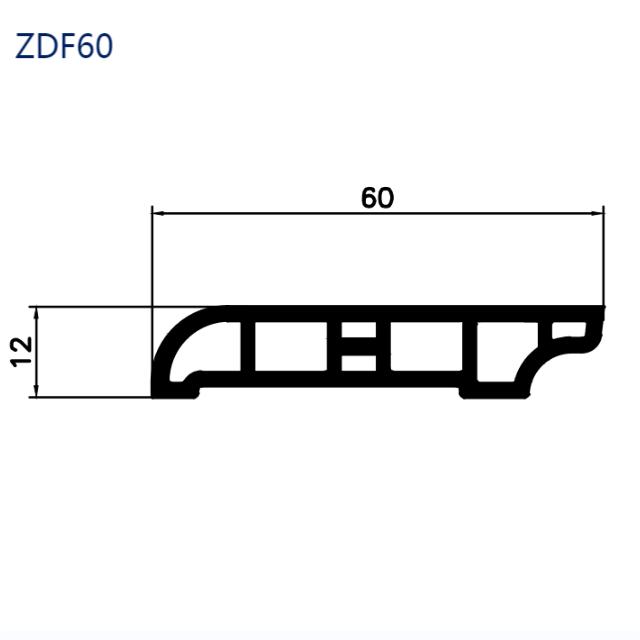 plinthe en PVC ZDF60