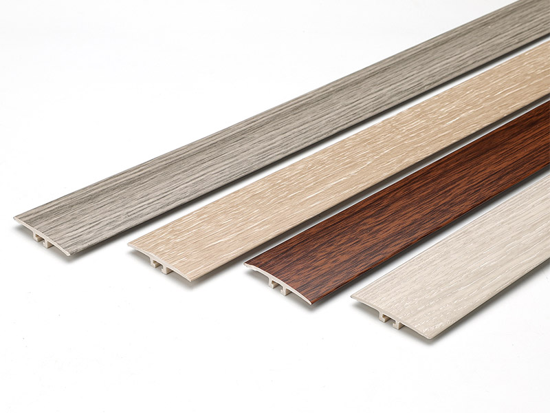 Bande de seuil de porte effet bois SPC 42*6.6mm