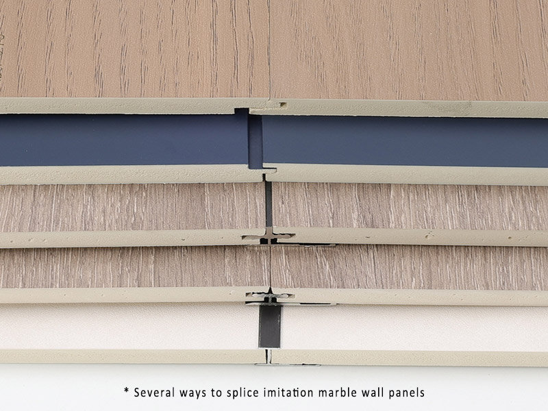 Panneaux muraux imitation marbre