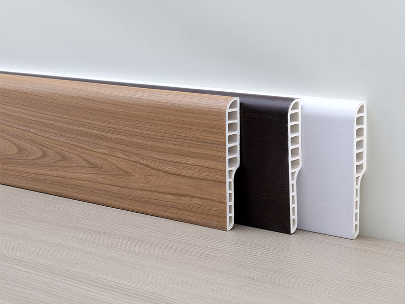 Plinthe ronde de crayon de PVC de 95*15mm