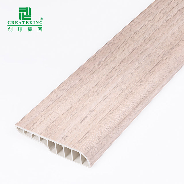 Plinthe de crayon de PVC de 75*15mm