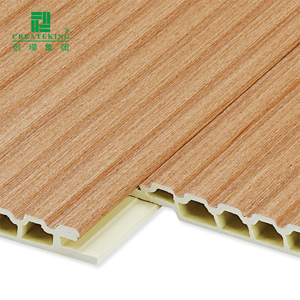 Panneaux muraux ondulés creux WPC de 137*9mm