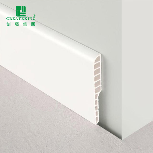 Plinthe ronde de crayon de PVC de 95*12mm