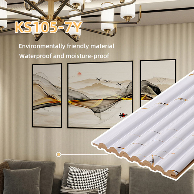 Panneau mural demi-rond solide en marbre blanc doré 105,5 x 8,5 mm