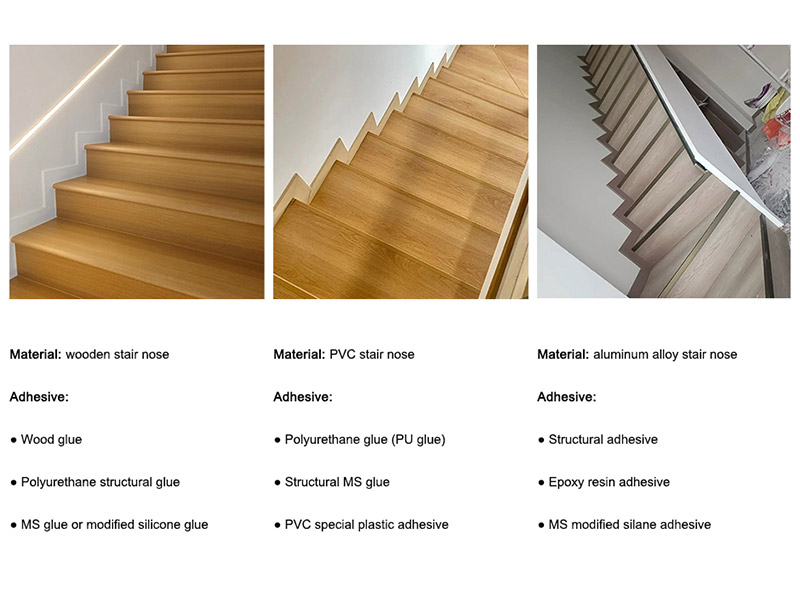 Quel est le meilleur adhésif pour le nez de marche ?