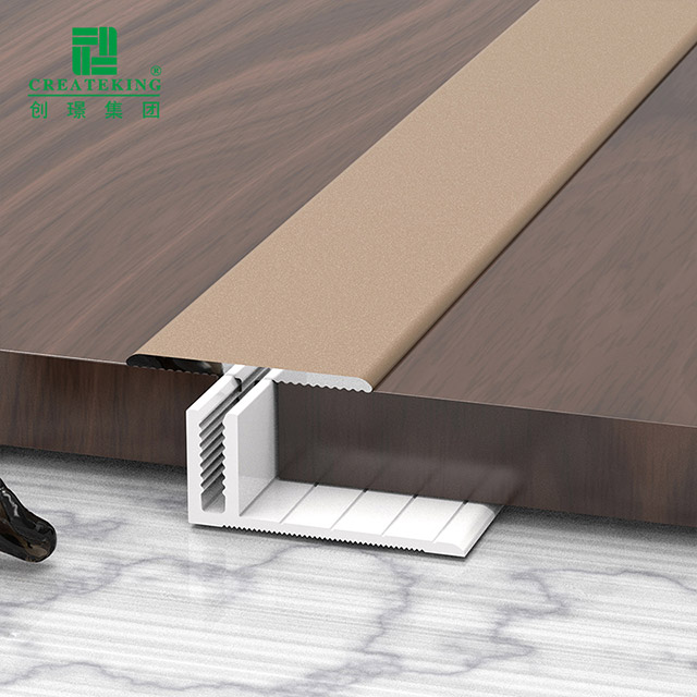 Moulures de sol en alliage d'aluminium en forme de T de 25 * 11,3 mm