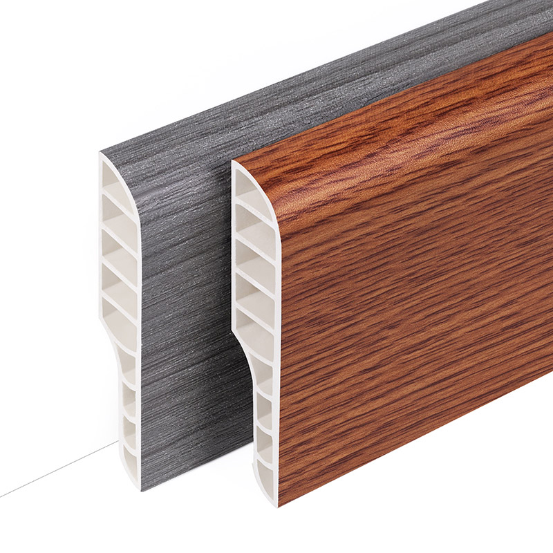 Plinthe ronde de crayon de PVC de 70*13mm