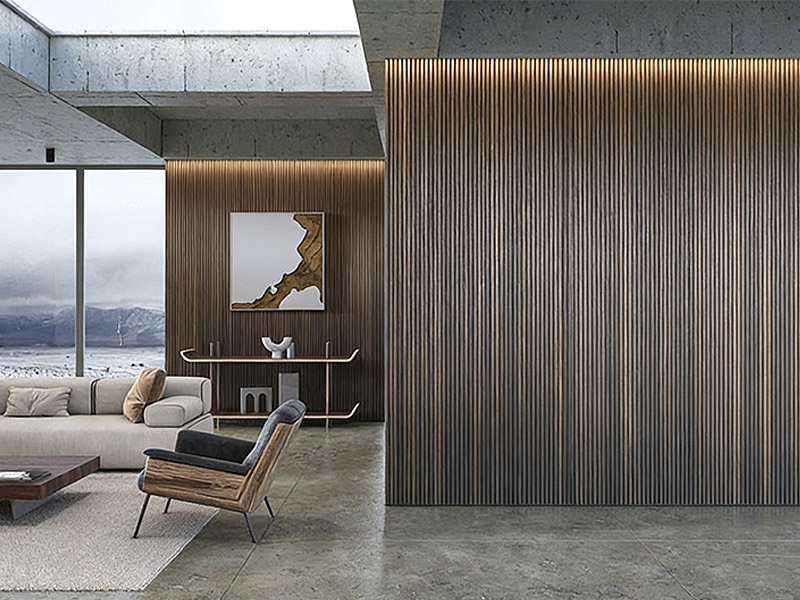 De quel matériau est fait un panneau cannelé ?