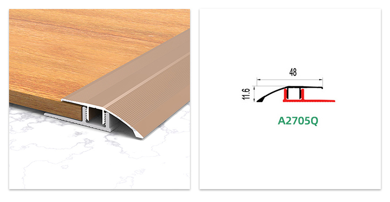 R&eacute;ducteur de plancher en alliage d'aluminium