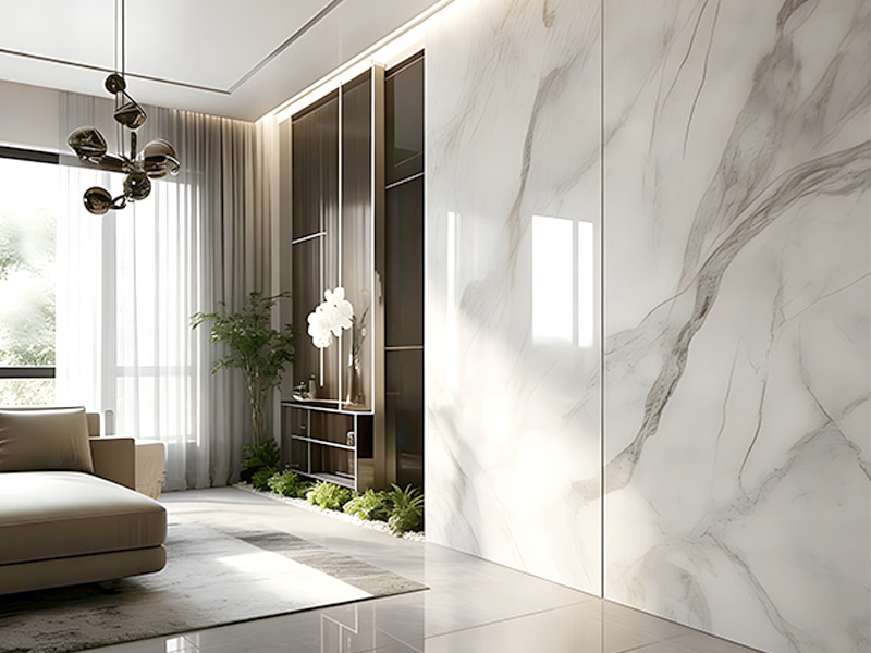 panneaux muraux en cristal de carbone