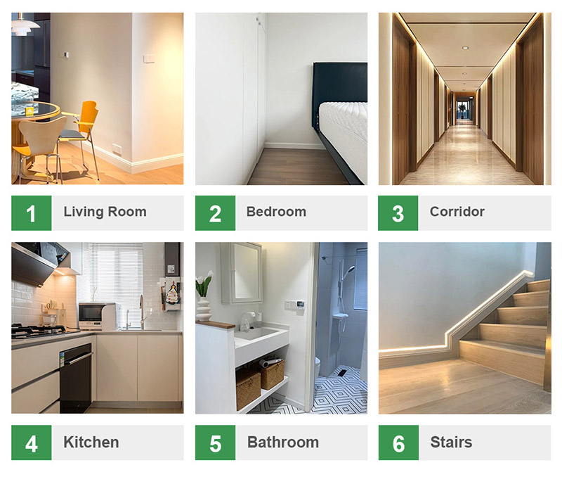 Plinthe ronde en PVC pour crayon