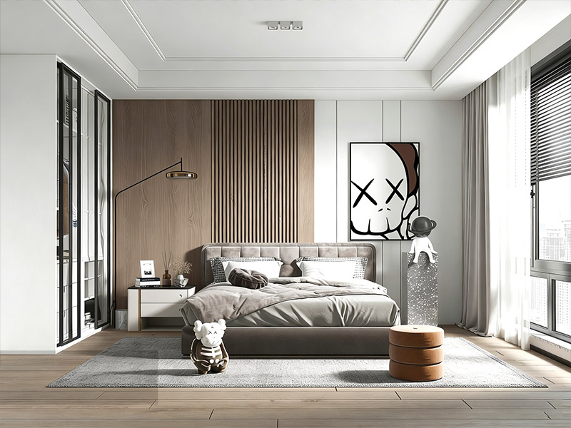 panneaux muraux en bois massif